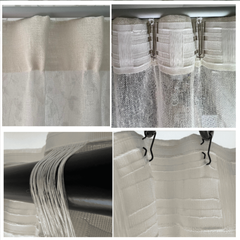 Classic Linen Curtain with multifunctional tape