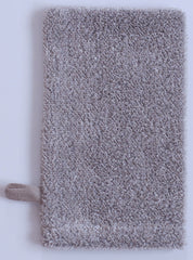 Linen massage mitten