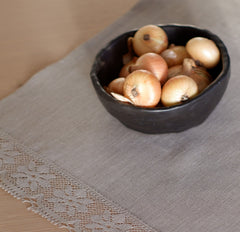 Kitchen Towel with flower lace