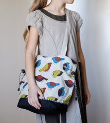 Shoulder Bag with different prints