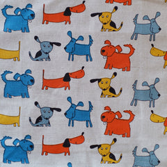 Shoulder shopping bag with different prints