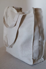 Shoulder shopping bag with different prints