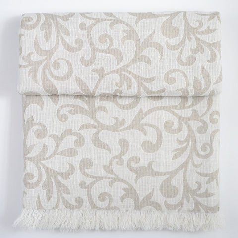 Linen throw Renaissance
