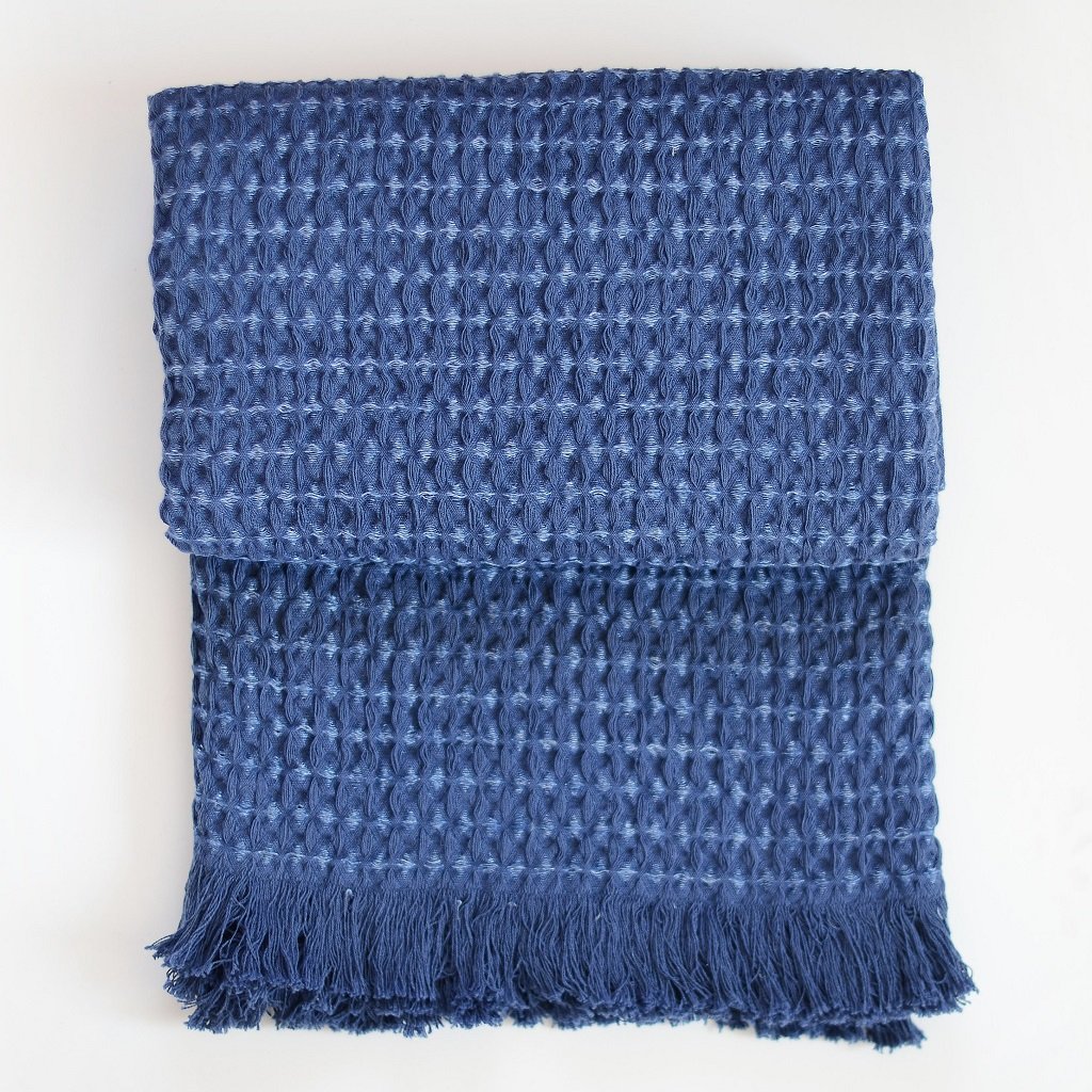 Linen throw Waffle - Linen Room Latvia