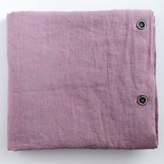 Luxury Old Rose Soft 100% Linen Duvet Cover with Buttons