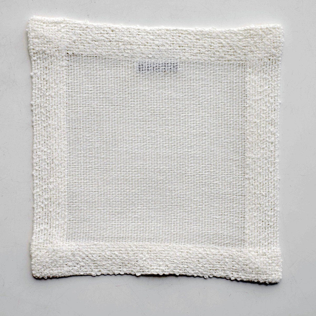Napkin Boucle serviettes Linen Room Latvia 18 x 18 cm white 
