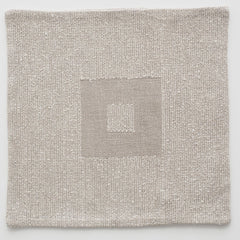 Hand-woven Cushion Cover Boucle with square - Linen Room Latvia